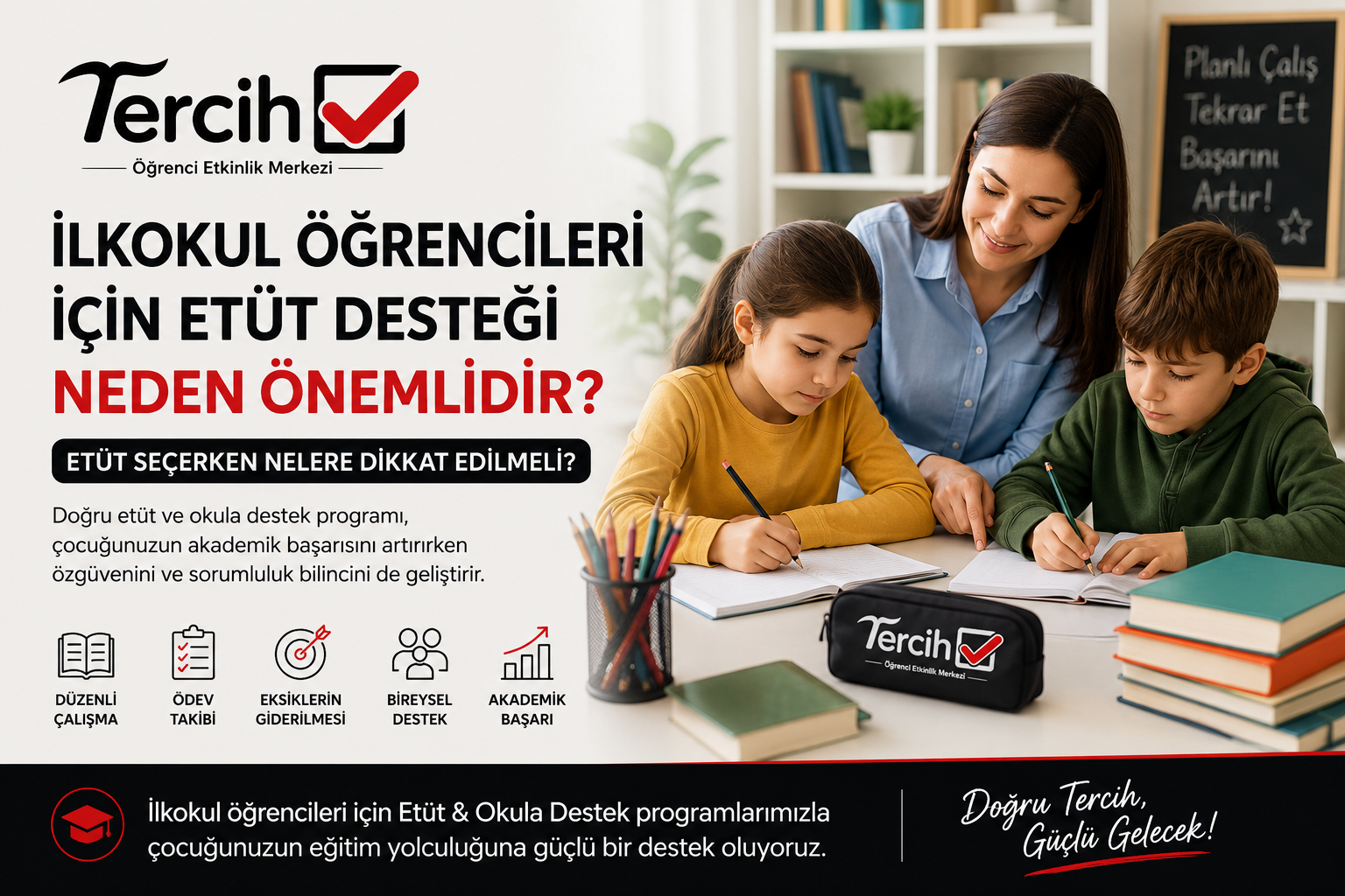 İlkokul Öğrencileri İçin Etüt Desteği Neden Önemlidir? Etüt Seçerken Nelere Dikkat Edilmeli?